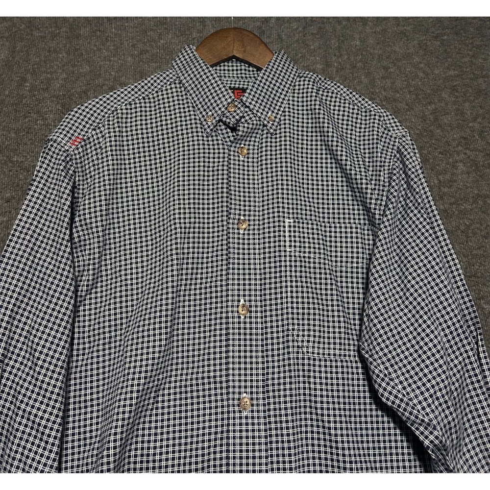 Ariat fr shirt mens flame resistant long sleeve work medium check